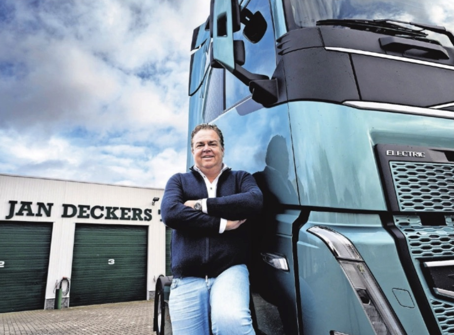 BKB lid Jan Deckers jr in het Brabants Dagblad met artikel over e-truck.